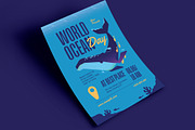 Modern World Ocean Day Flyer, a Flyer Template by Guuver (Thumbnail 2 of 3)