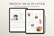 Digital Meal Planner for GoodNotes, a Templates & Theme by OrganizationOasisRo (Thumbnail 2 of 10)