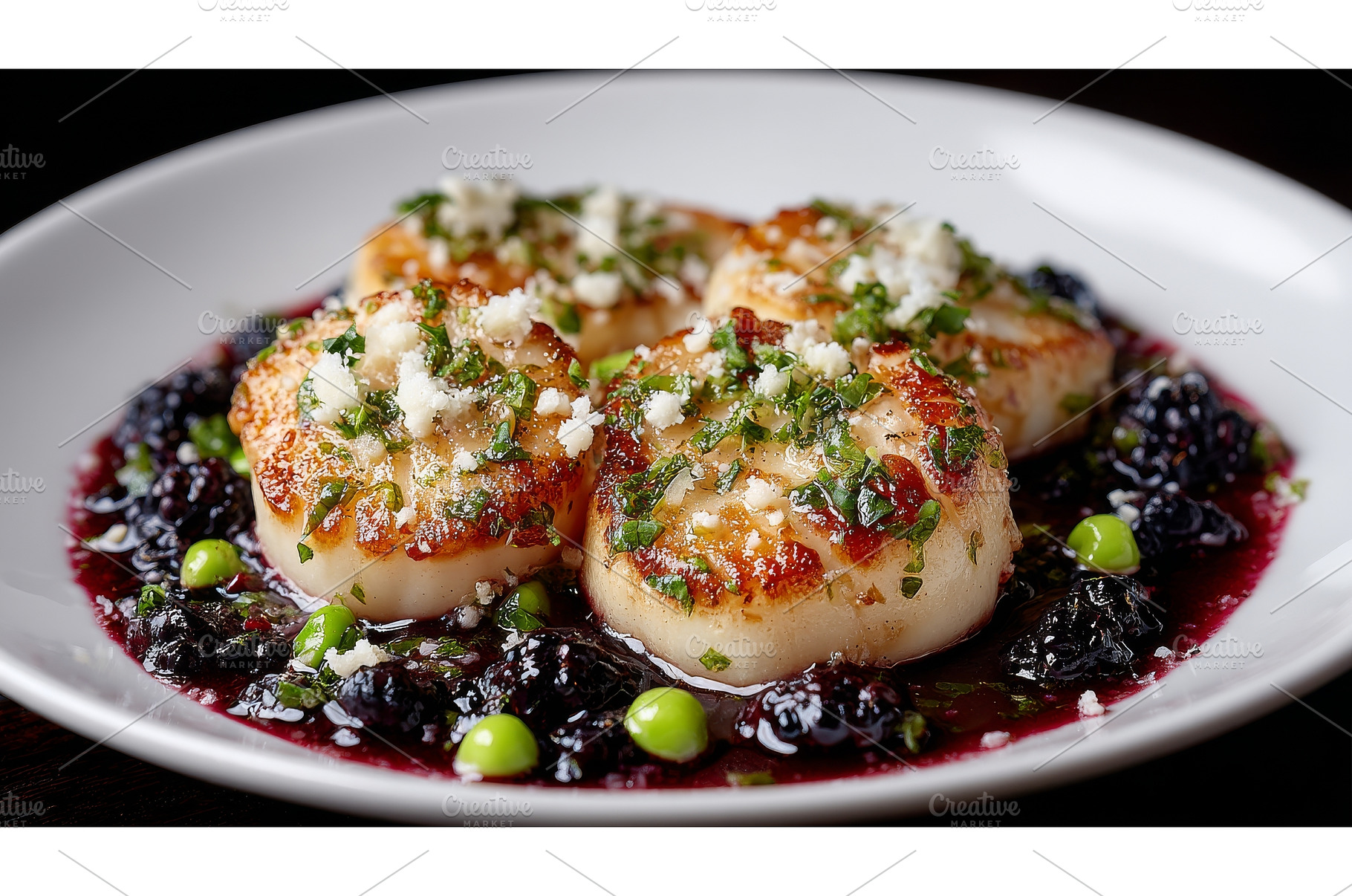 On a dark, textured background, a, a Food & Drink Photo by ZinetroN