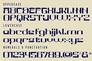 SIMILAR THEORIES - TECHNO FONT, a Sans Serif Font by 177Studio (Thumbnail 8 of 8)