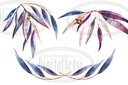 Watercolor Eucalyptus Clipart, an Illustration by DigitalArtsi (Thumbnail 4 of 4)