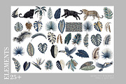 Indigo Jungle Tropical Seamles 2026, a Pattern Graphic by Luiz da Rolt Grathwohl (Thumbnail 5 of 24)