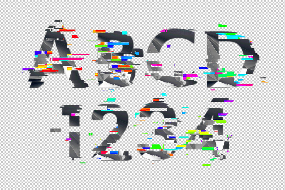 Glitch Font, a Sans Serif Font by Handmadefont (Photo 10 of 10)