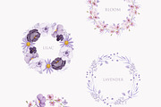 Very Peri Blooming Spring Set, an Illustration by nathalieclaire (Thumbnail 8 of 17)
