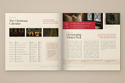Square Christmas Magazine Template, a Magazine Template by BrandPacks (Thumbnail 3 of 5)