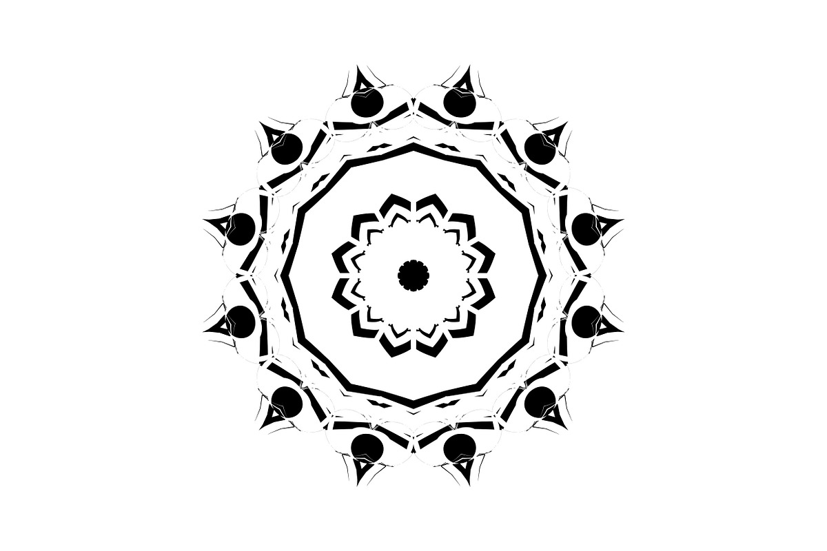 Elegant Mandala Line Art Collection, a Decorative Illustration by NJ Himel (Photo 48 of 101)