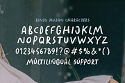 Rindu Hujan Font, a Handwritten Font by Timurtype (Thumbnail 6 of 7)