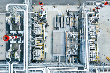 Factory Oil and Gas Refinery.