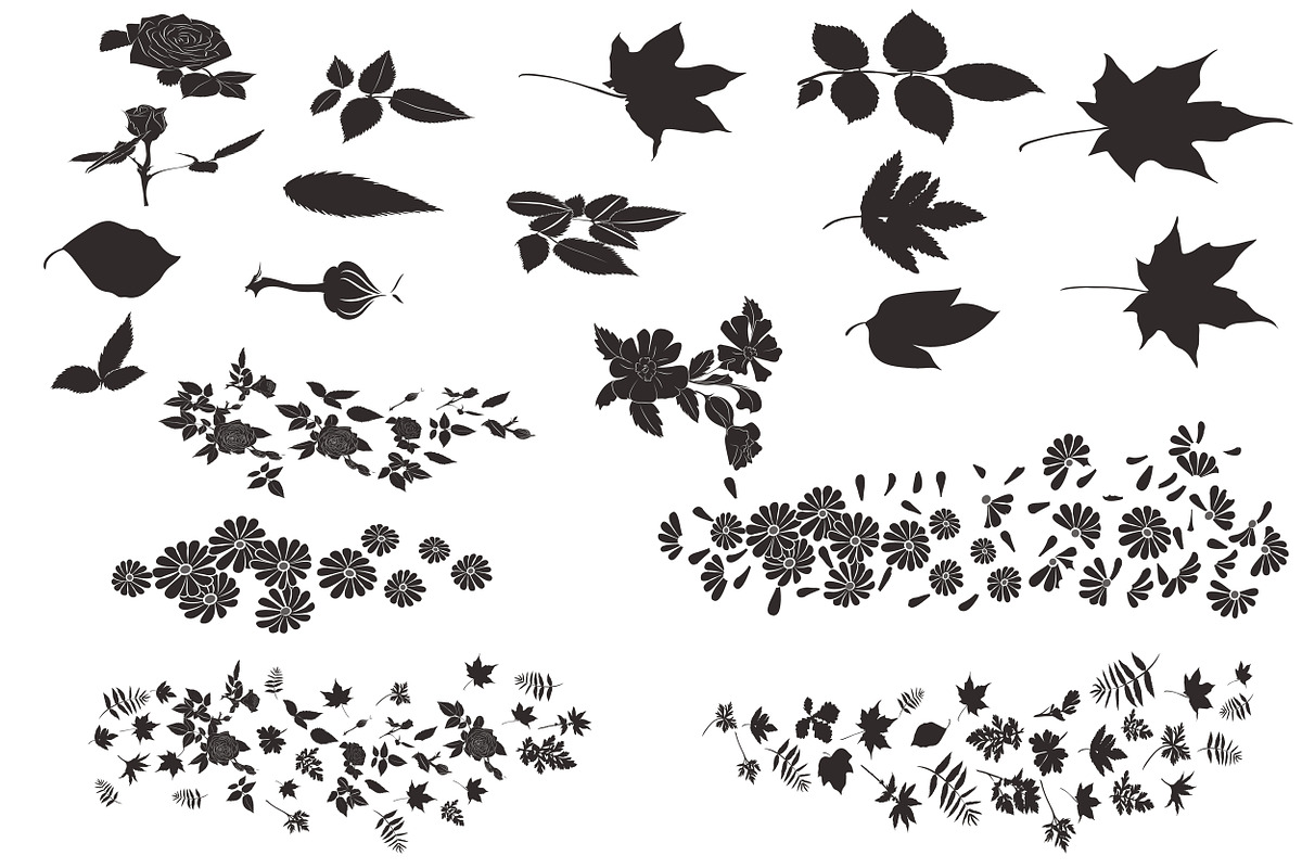 Pack of floral brushes preview 2
