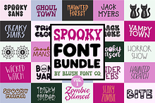 Big Spooky Halloween Font Bundle