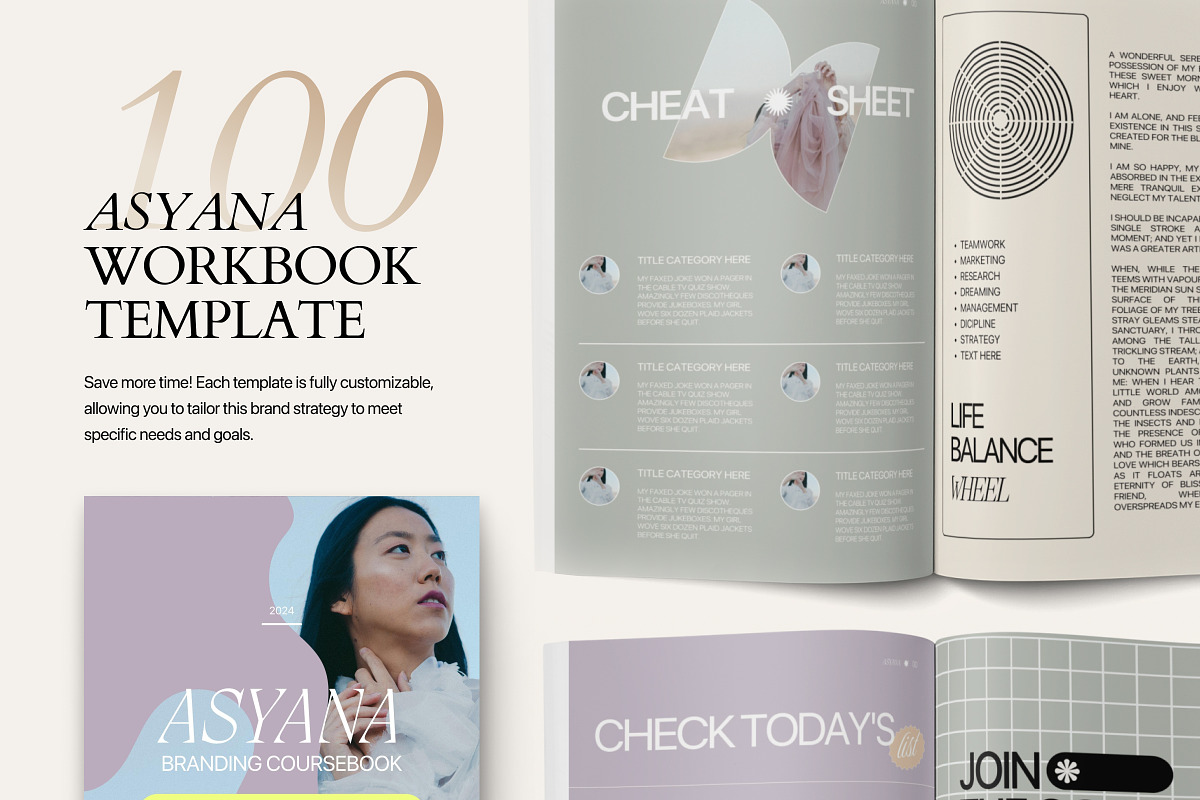 Asyana - Workbook Template, a Magazine Template by Creavora (Photo 1 of 18)