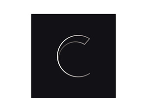 Geometric letter C initial logo., a Branding & Logo Template by LOGOCREATIVE