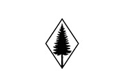 Geometric Pine Tree Emblem Bundle, an Illustration by Creativeshirt (Thumbnail 25 of 31)