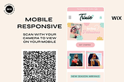 Wix Website Template Bright Retro, a Wix Template by The Pixel Palace (Thumbnail 5 of 10)