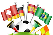 Soccer Icons, Posters and Concepts, a Sport Illustration by TAlex (Thumbnail 3 of 6)