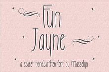 Fun Jayne // Sweet Handwritten Font