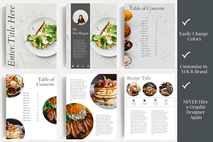 SALE! Recipe Book Template