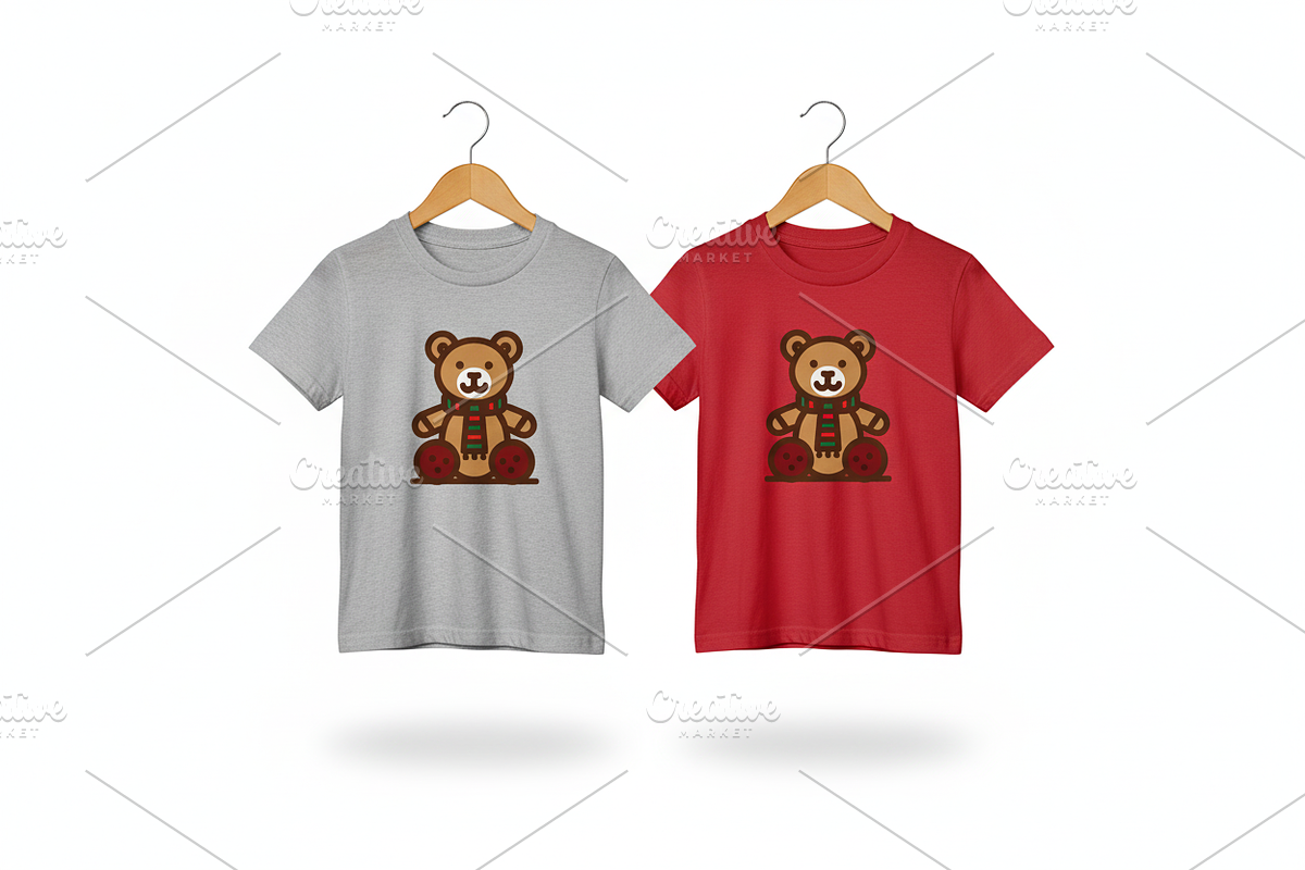 Adorable Holiday Bear Clipart Icon, a Branding & Logo Template by Vectorium Studio (Photo 2 of 2)