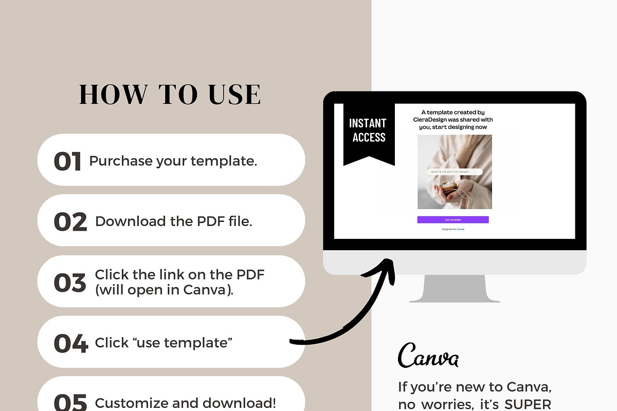 Skin Clinic Instagram, Dermatology, a Social Media Template by Ciera Design Templates (Photo 8 of 8)