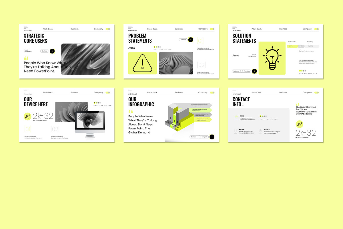 Minimal Pitch-Deck Presentation, a Presentation Template by Creative-Work (Photo 7 of 9)