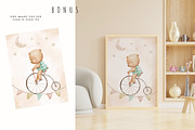 Watercolor Circus Animals Clipart, an Illustration by ElenaPlatovaArt (Thumbnail 9 of 10)