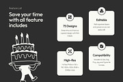 Birthday Doodles Collection, an Outline Icon by Vectors Market (Thumbnail 2 of 8)