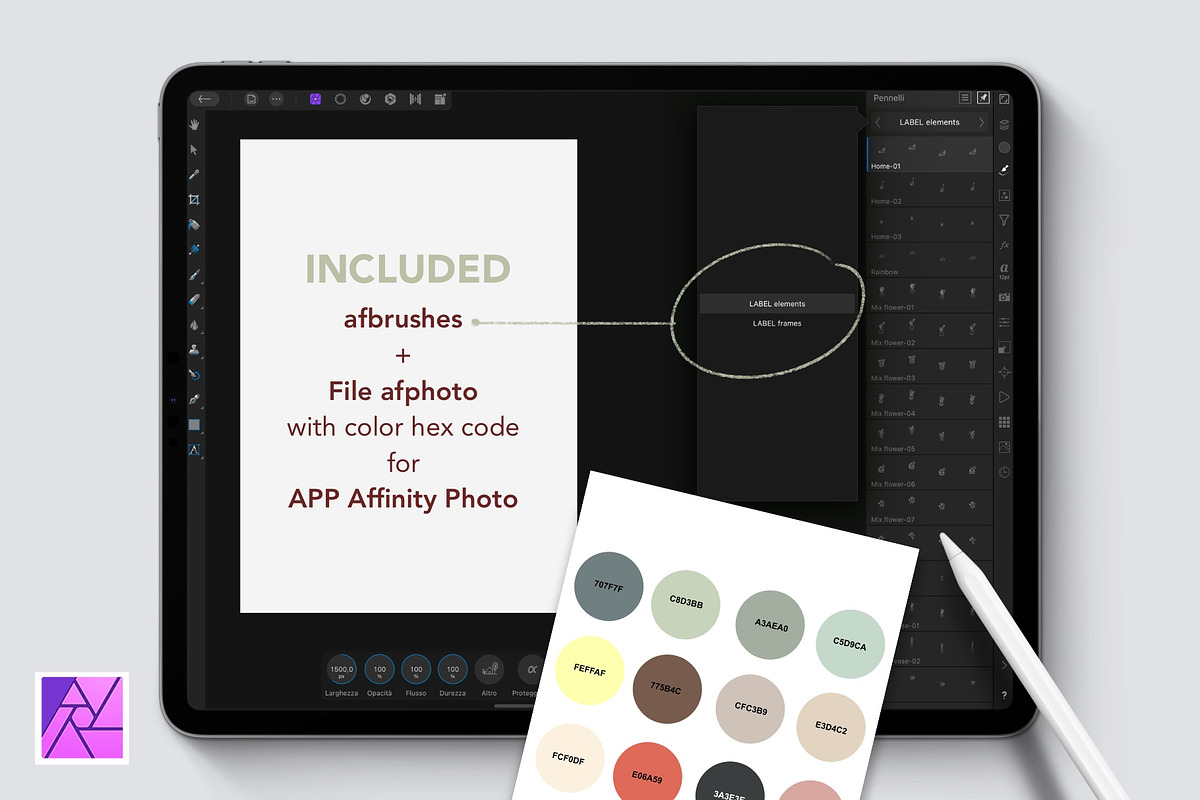 Love Lab Label Toolkit, a Brush Add-On by Rosangela Curti (Photo 4 of 10)
