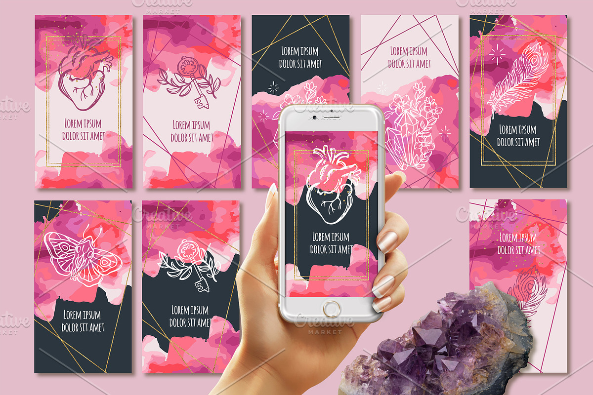 LOVE MAGIC SOCIAL, a Social Media Template by FARAWAYKINGDOM (Photo 3 of 10)