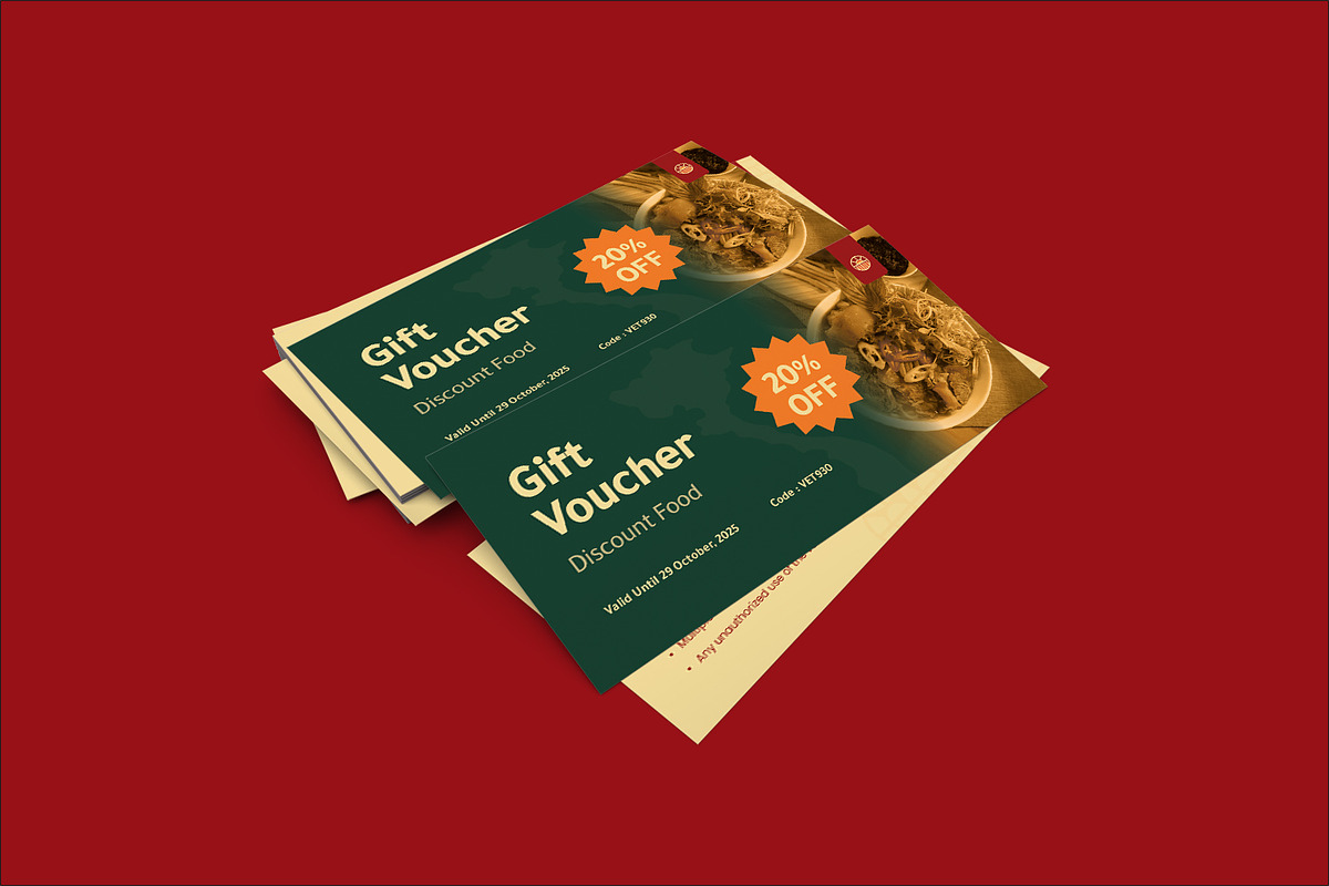Foodtiens - Gift Voucher, a Print Template by Fannan Studio (Photo 3 of 3)