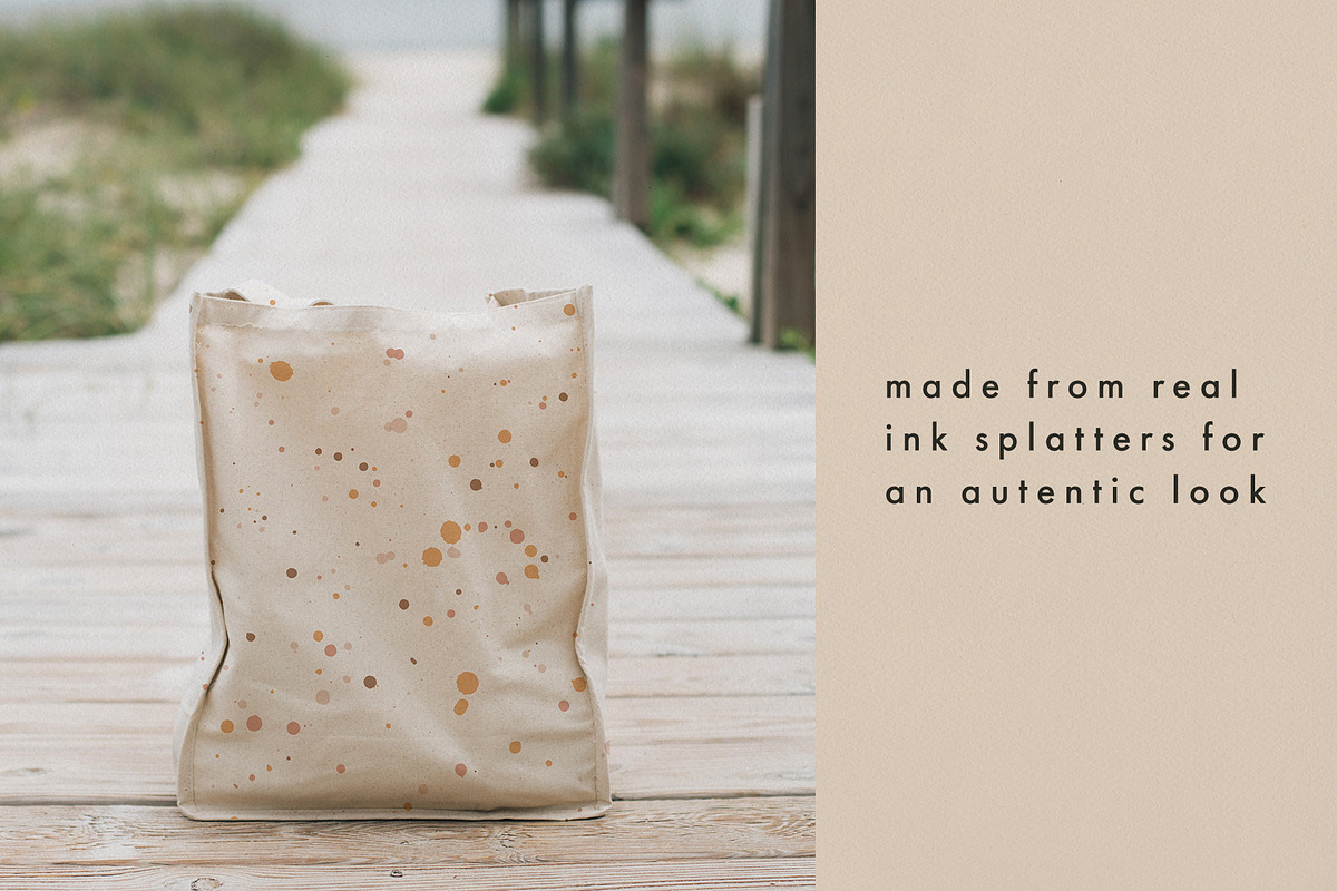 Ink Splatter Patterns Volume 003, a Pattern Graphic by Megs Lang (Photo 3 of 15)