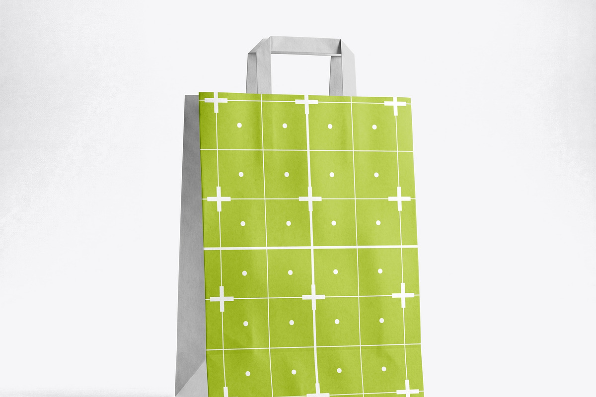 Paper Shopping Bag Mockup Isolated, an Advertising Mockup by OneVectorStock (Photo 3 of 3)