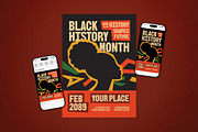 Black History Month Event Flyer Set, a Flyer Template by The Good Store (Thumbnail 1 of 2)