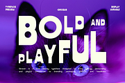 Grozan - Bold Display Typeface, a Sans Serif Font by roomspace creative lab (Thumbnail 9 of 10)