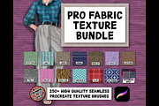 Procreate Fabric Texture Brush Bundl, a Brush Add-On by AlwaysBeColoring (Thumbnail 1 of 15)