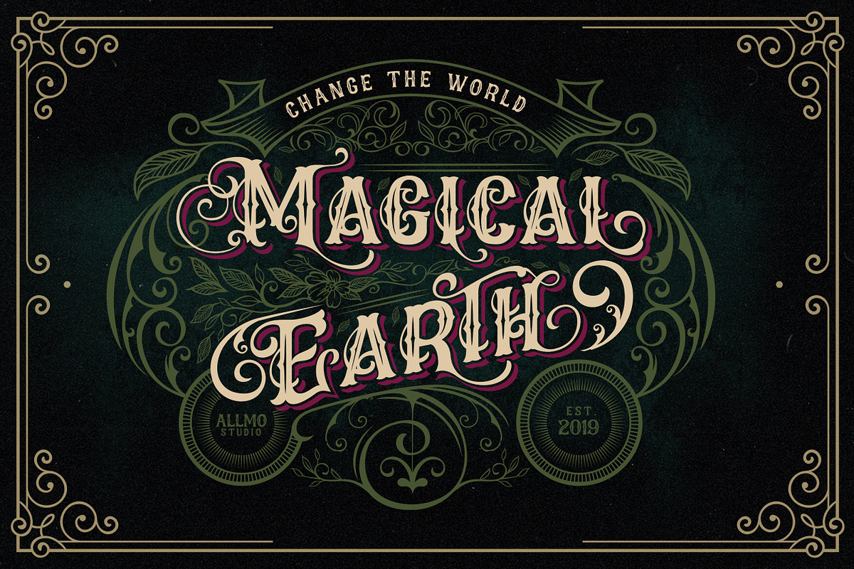 Castlefire Font preview 2