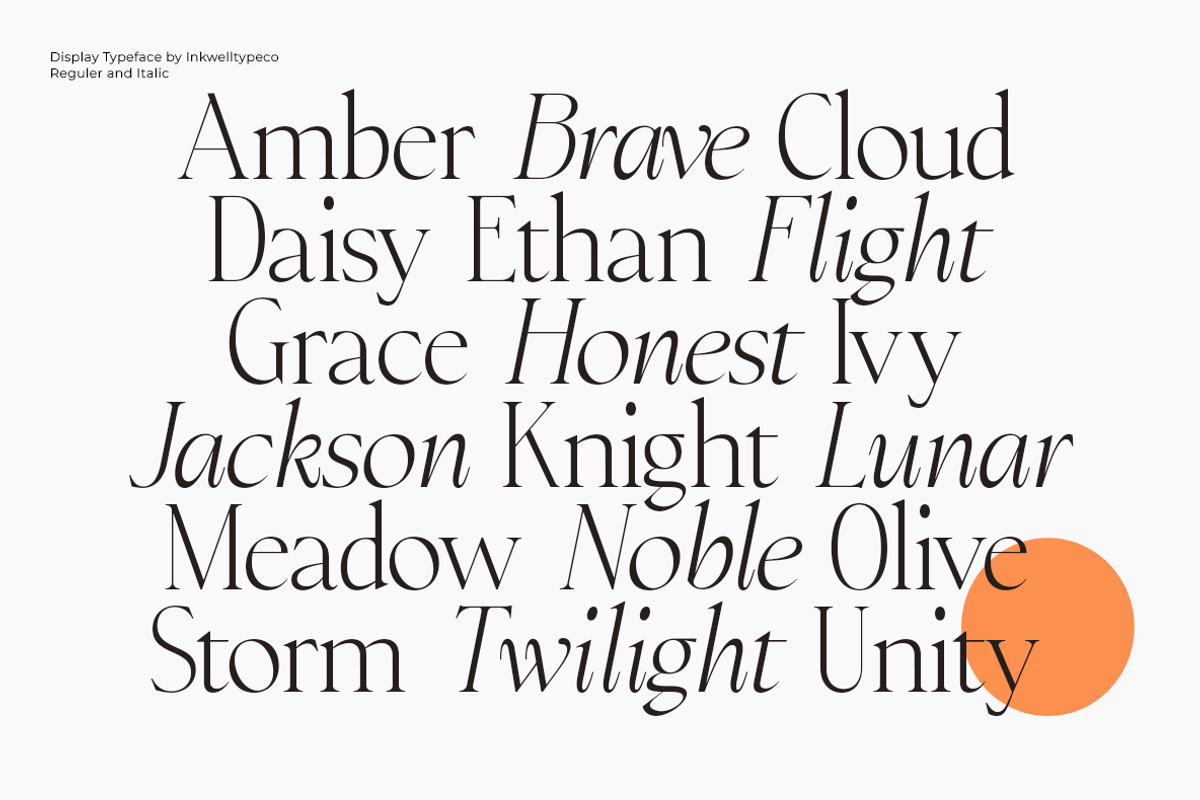 Charmatte | with italic, a Serif Font by InkwellTypeCo (Photo 9 of 19)