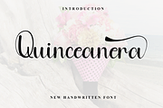 Quinceanere, a Handwritten Font by FreshTypeINK (Thumbnail 1 of 8)