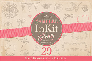 InKit Pretty Hand Drawn Sampler