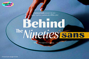 Behind The Nineties Sans 12 Fonts, a Sans Serif Font by Casloop Studio (Thumbnail 1 of 10)