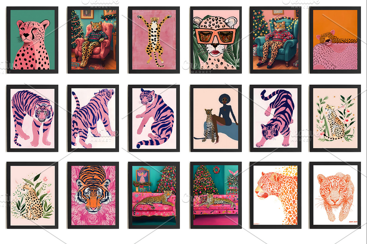 Tiger wall print, animal wall poster, an Animal Photo by Chipshpow Graphics (Photo 7 of 7)