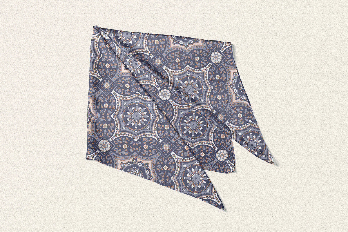Ethnic Mandala Tile Pattern, a Pattern Graphic by StudioGlouna (Photo 4 of 9)