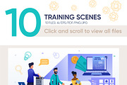 Training Vector Scenes, an Education Illustration by PavelVinnik (Thumbnail 2 of 3)