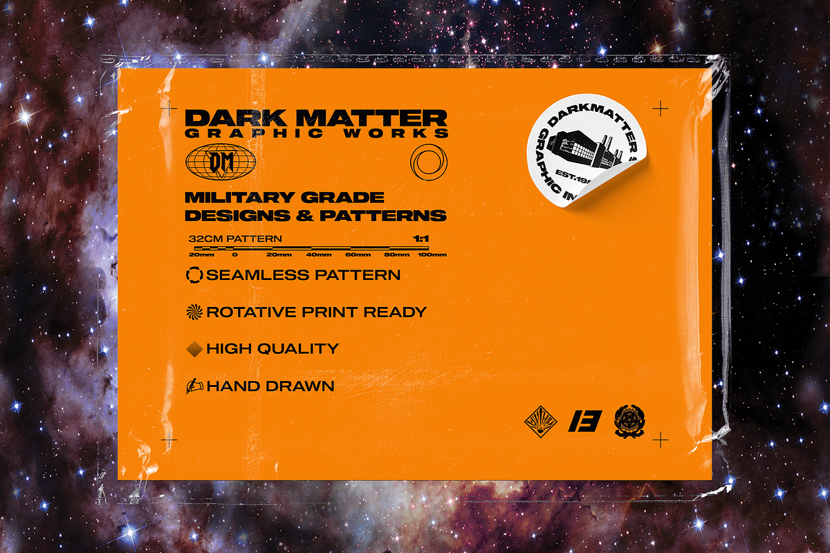 6x Space seamless pattern bundle, a Pattern Graphic by darkmatter_graphicworks (Photo 14 of 18)
