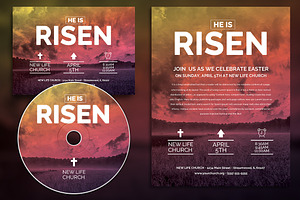 Easter Sunday Church Template Set