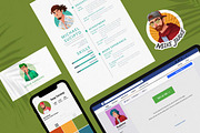 Character Potrait Generator/Creator, an Illustration by tomatstudio (Thumbnail 5 of 6)