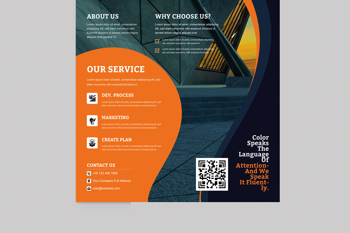 Corporate Flyer Template, a Brochure Template by MightyDesign (Photo 3 of 8)