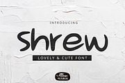 Shrew Font, a Sans Serif Font by YandiDesigns (Thumbnail 1 of 4)