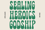 SG - MUNKE Groovy Display Font, a Font by Studio Gulden (Thumbnail 4 of 10)