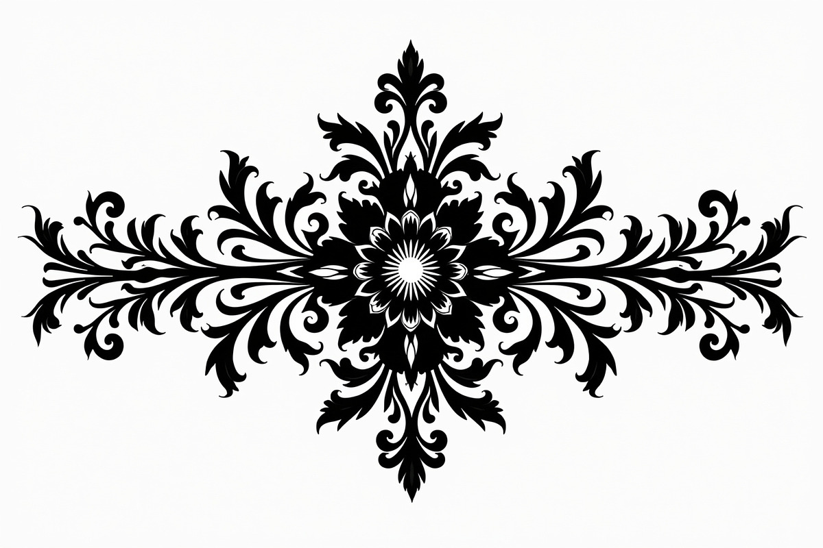 Ornamental Flower Designs, an Illustration by yasushie (Photo 11 of 20)