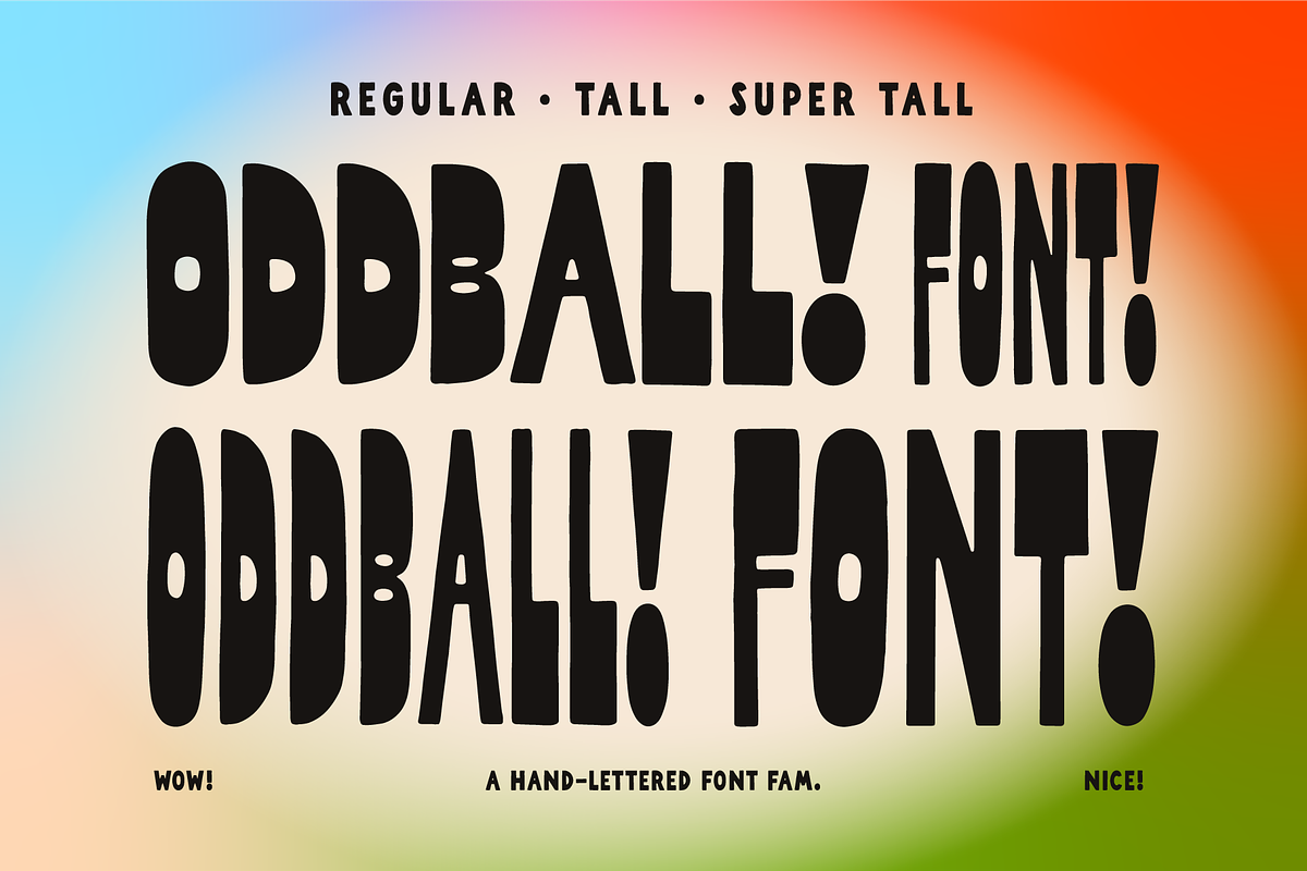 Oddball Font Collection! Hand-drawn!, a Font by Studio Funshop by Kelli (Photo 1 of 9)